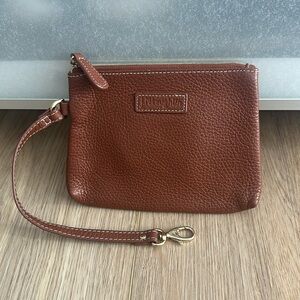 J. McLaughlin Pebble Leather Wristlet